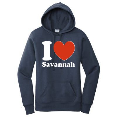 I Heart Love Savannah Women's Pullover Hoodie