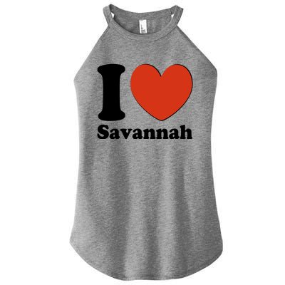 I Heart Love Savannah Women’s Perfect Tri Rocker Tank