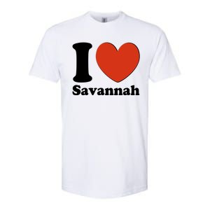 I Heart Love Savannah Softstyle® CVC T-Shirt