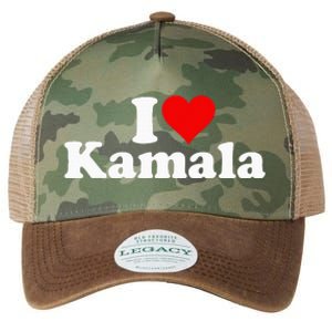 I Heart Love Kamala Harris Legacy Tie Dye Trucker Hat