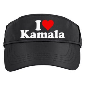 I Heart Love Kamala Harris Adult Drive Performance Visor