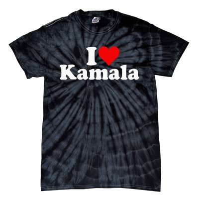 I Heart Love Kamala Harris Tie-Dye T-Shirt