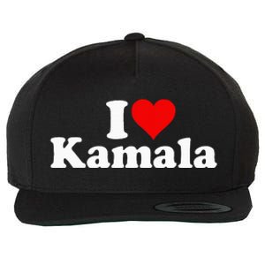 I Heart Love Kamala Harris Wool Snapback Cap