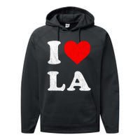 I Heart La Souvenir Performance Fleece Hoodie