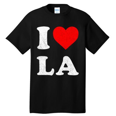 I Heart La Souvenir Tall T-Shirt