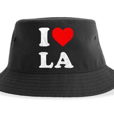 I Heart La Souvenir Sustainable Bucket Hat