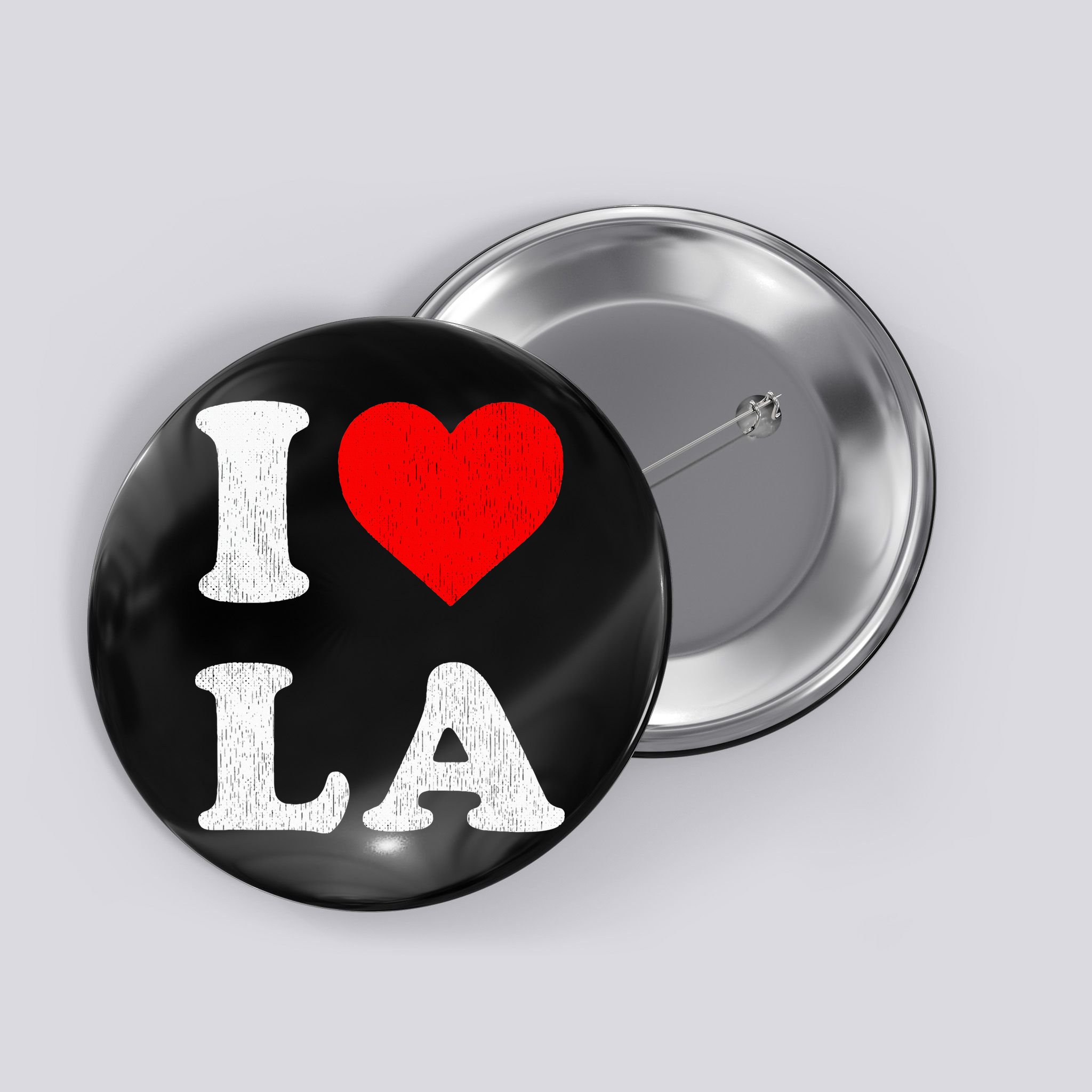 I Heart La Souvenir Button