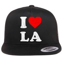 I Heart La Souvenir Flat Bill Trucker Hat