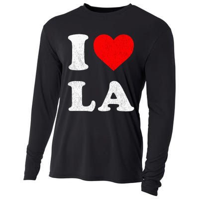 I Heart La Souvenir Cooling Performance Long Sleeve Crew