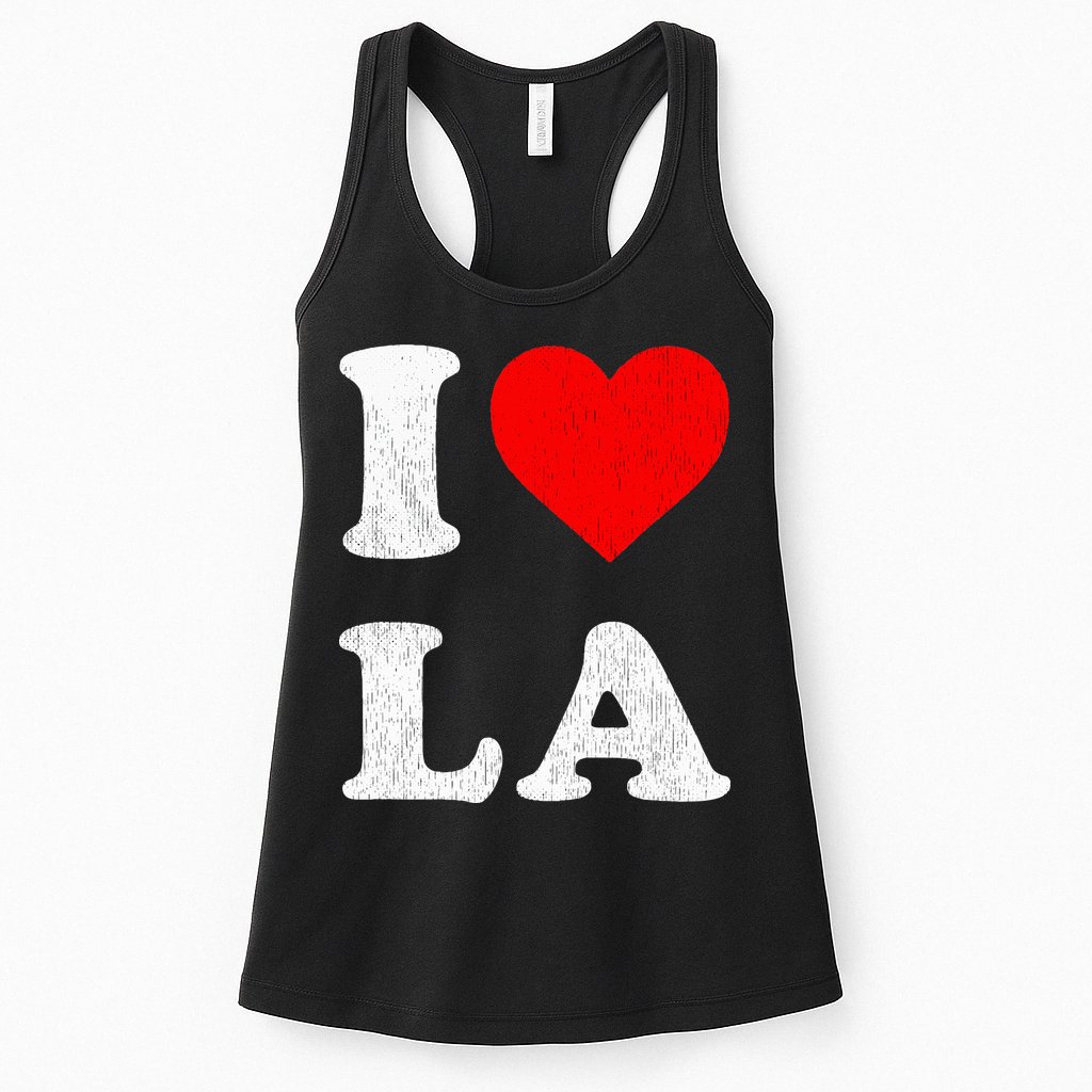 I Heart La Souvenir Womens Tank Top