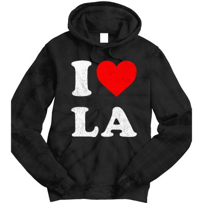 I Heart La Souvenir Tie Dye Hoodie