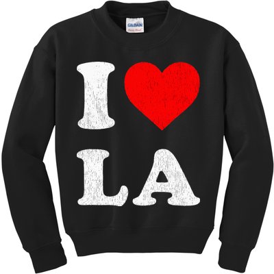 I Heart La Souvenir Kids Sweatshirt