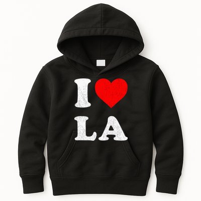 I Heart La Souvenir Kids Hoodie