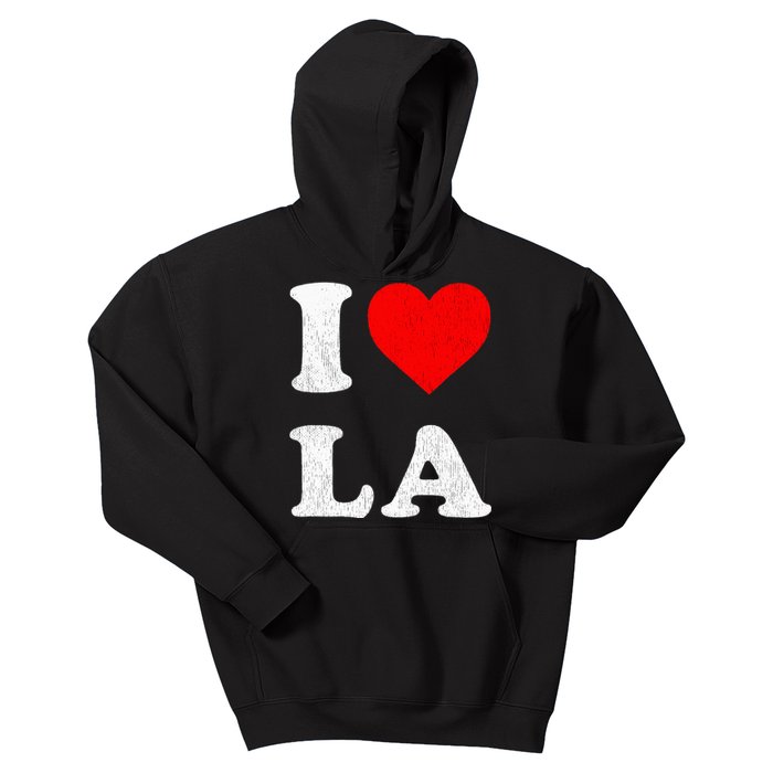 I Heart La Souvenir Kids Hoodie