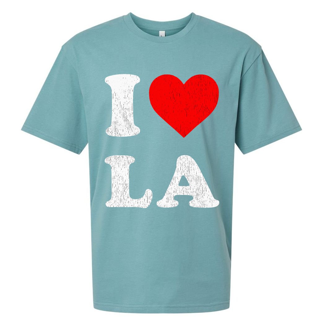 I Heart La Souvenir Sueded Cloud Jersey T-Shirt