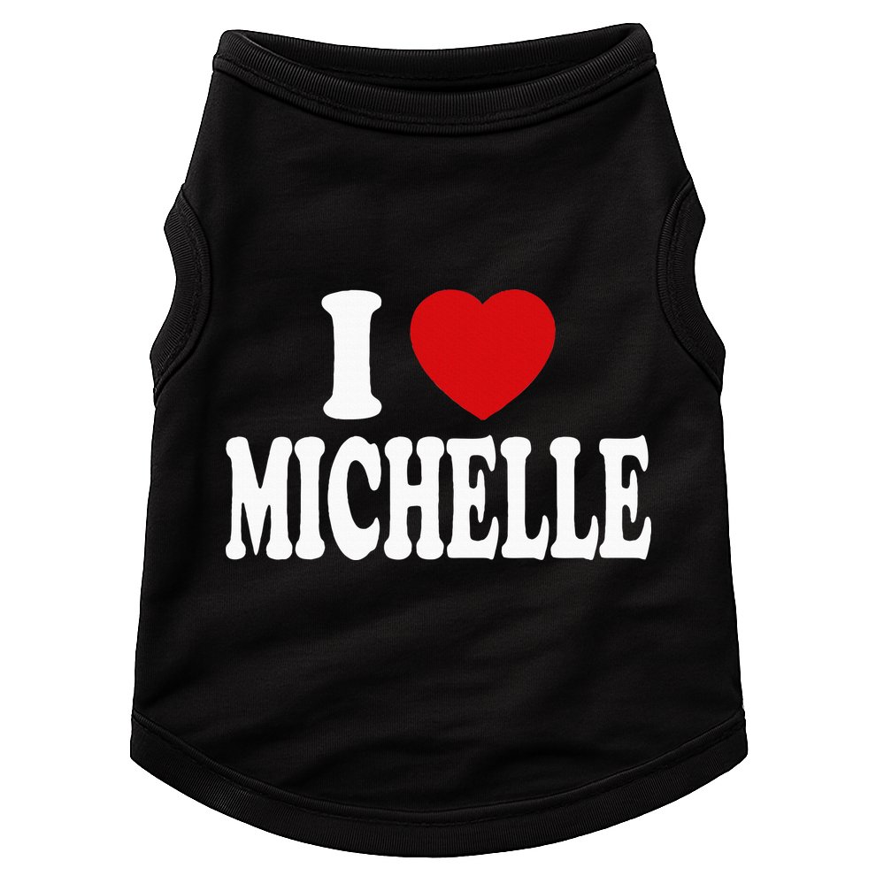 I Heart Love Michelle Doggie Tank