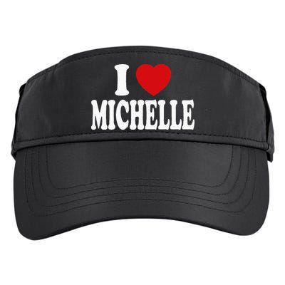 I Heart Love Michelle Adult Drive Performance Visor