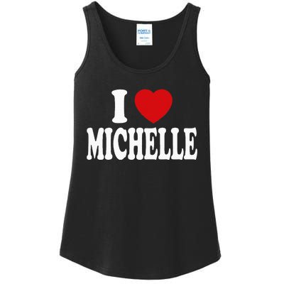 I Heart Love Michelle Ladies Essential Tank