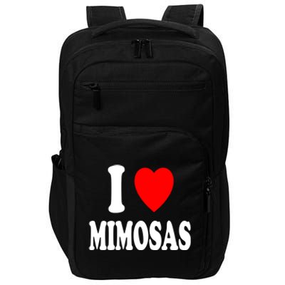 I Heart (Love) Mimosas Breakfast Brunch Day Ing Gift Impact Tech Backpack