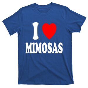 I Heart (Love) Mimosas Breakfast Brunch Day Ing Gift T-Shirt