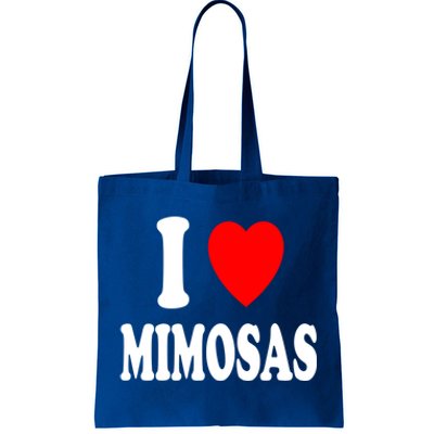 I Heart (Love) Mimosas Breakfast Brunch Day Ing Gift Tote Bag