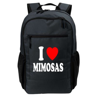 I Heart (Love) Mimosas Breakfast Brunch Day Ing Gift Daily Commute Backpack