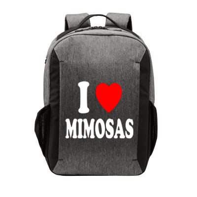 I Heart (Love) Mimosas Breakfast Brunch Day Ing Gift Vector Backpack