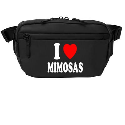 I Heart (Love) Mimosas Breakfast Brunch Day Ing Gift Crossbody Pack