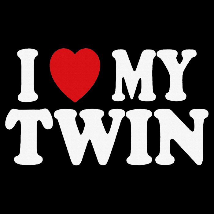 I HEART LOVE MY TWIN Cooling Performance Crew T-Shirt