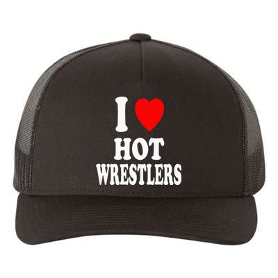 I Heart (Love) Hot Wrestlers Athletic Amateur Sexy Attracted Yupoong Adult 5-Panel Trucker Hat