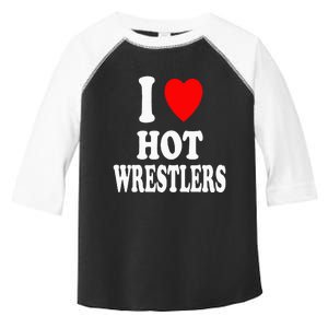 I Heart (Love) Hot Wrestlers Athletic Amateur Sexy Attracted Toddler Fine Jersey T-Shirt