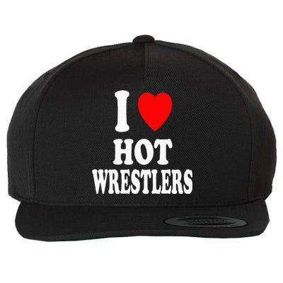 I Heart (Love) Hot Wrestlers Athletic Amateur Sexy Attracted Wool Snapback Cap