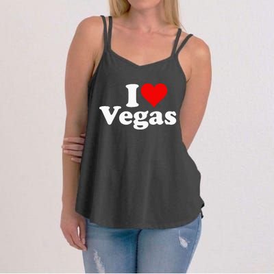 I HEART LOVE LAS VEGAS NEVADA Women's Strappy Tank