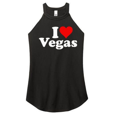 I HEART LOVE LAS VEGAS NEVADA Women's Perfect Tri Rocker Tank