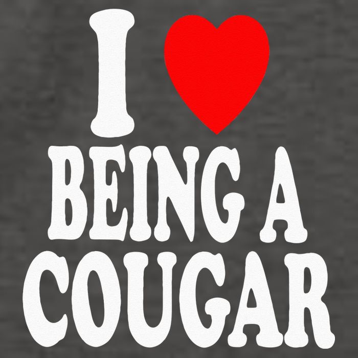 I Heart (Love) Being A Cougar Hot Older Woman Vector Backpack