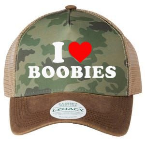 I Heart Love Boobies Legacy Tie Dye Trucker Hat