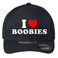 I Heart Love Boobies Flexfit Unipanel Trucker Cap