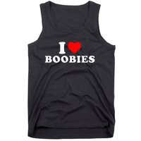 I Heart Love Boobies Tank Top