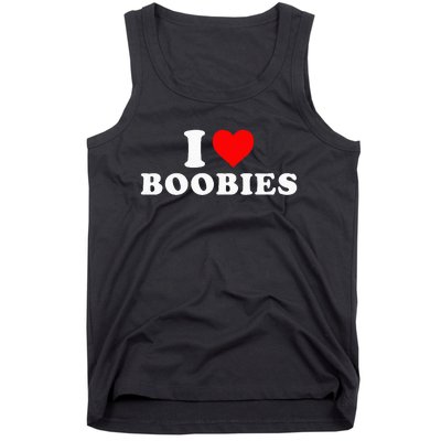 I Heart Love Boobies Tank Top