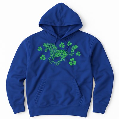 Irish Horse Lover Horseback Riding Equestrian Rider Shamrock Great Gift Hoodie