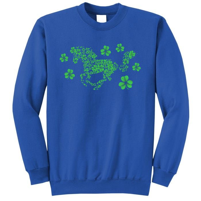 Irish Horse Lover Horseback Riding Equestrian Rider Shamrock Great Gift Sweatshirt