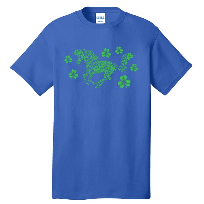 Irish Horse Lover Horseback Riding Equestrian Rider Shamrock Great Gift Tall T-Shirt