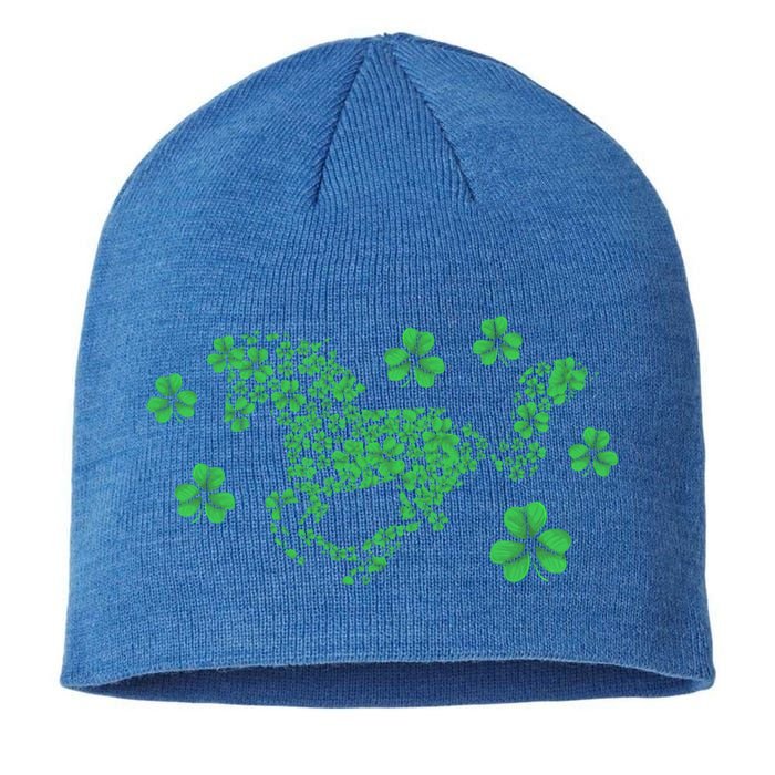 Irish Horse Lover Horseback Riding Equestrian Rider Shamrock Great Gift Sustainable Beanie