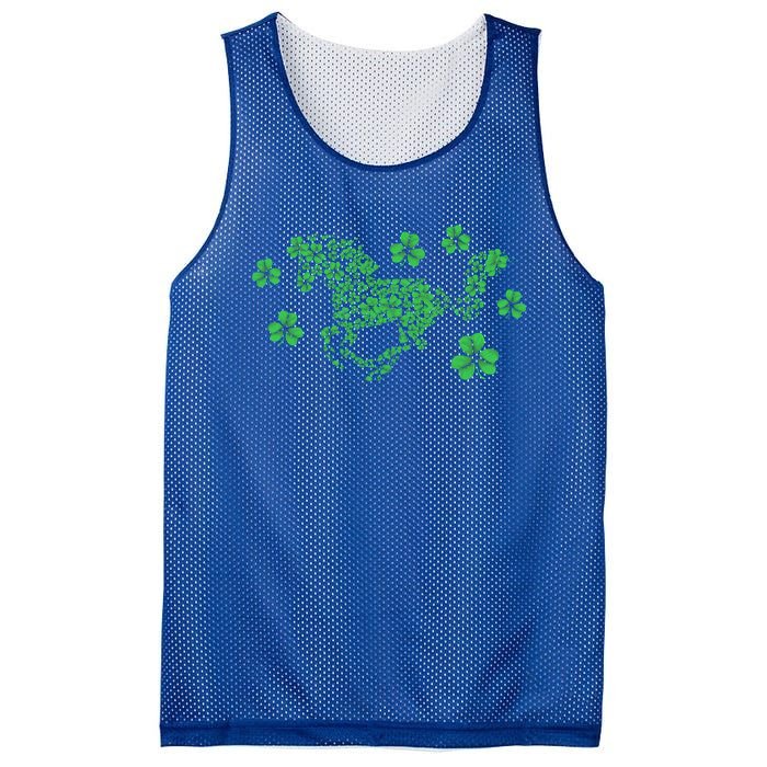 Irish Horse Lover Horseback Riding Equestrian Rider Shamrock Great Gift Mesh Reversible Basketball Jersey Tank