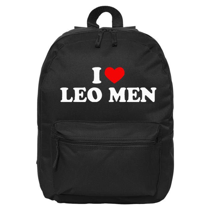 I Heart Leo M.E.N Funny Zodiac Sign 16 in Basic Backpack