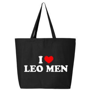 I Heart Leo M.E.N Funny Zodiac Sign 25L Jumbo Tote