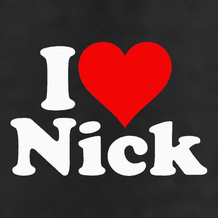 I Heart Love Nick Nicholas 7 Panel Mesh Trucker Snapback Hat