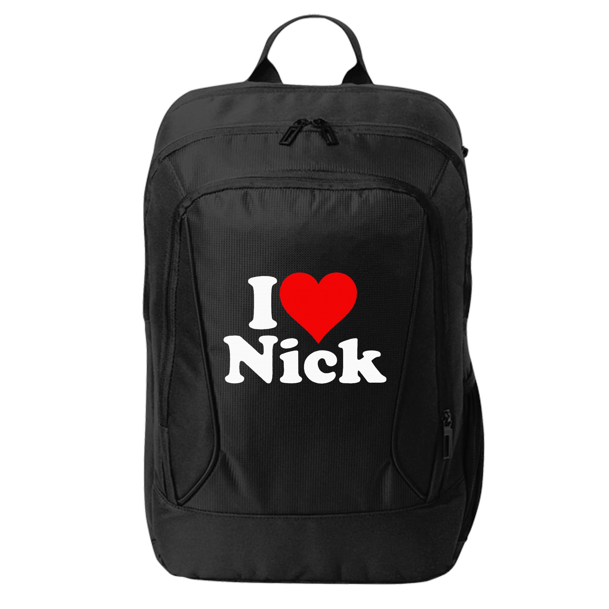 I Heart Love Nick Nicholas City Backpack