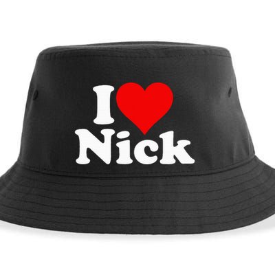 I Heart Love Nick Nicholas Sustainable Bucket Hat