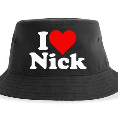 I Heart Love Nick Nicholas Sustainable Bucket Hat